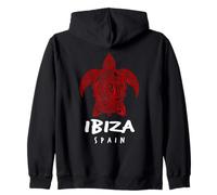 Ibiza Espagne Tribal Tortue de mer Océan Art Design Sweat à Capuche