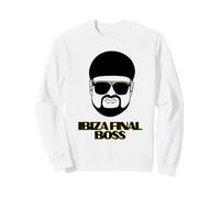 Ibiza Final Boss Head Funny Meme Club Star Spain UK Sweatshirt