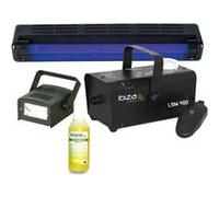 Ibiza FOG & FEAR 2 pack lumière + Liquide à fumée G