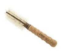 Ibiza Hair - Brosse ronde - Bois de liège Eco - B3 naturel - Professionnel - Fait à la main - Medium