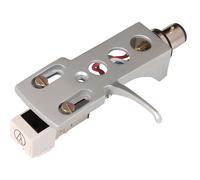 IBIZA HEADCART Porte-cellule équipé de la AT3600L - Boîtier silver avec bras - Rondelle en caoutchouc - Pointe de lecture