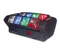 Ibiza Light Effet de lumière LED8-MINI 8 LED CREE RGBW 3W DMX 10/14 canaux Autonome Strobo