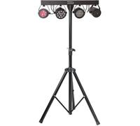 IBIZA LIGHT 15-1194 Support de lumiere avec projecteur PAR, Strobo, Moon & Laser