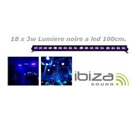 IBIZA LIGHT LED-UVBAR18 Barre à LED UV 18 x 3W