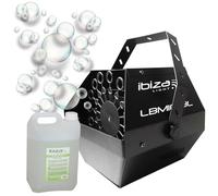Ibiza Light - Pack Machine à Bulles sur Batterie Rechargeable Ibiza Light LBM10BAT-BL - Bidon Liquide à Bulles 5 litres - Mariage Baptême Enfant