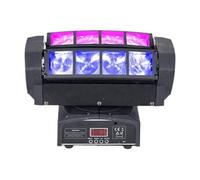 Ibiza Light QUAD8-FX - Effet de lumière araignée - 2 têtes - quantité de faisceaux : 4