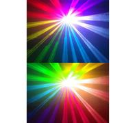 Ibiza Light SCAN500RGB - Laser à 5 ou 34 canaux DMX - 500mW - Laser de classe 3B Effets animation, tunnels, plafonds