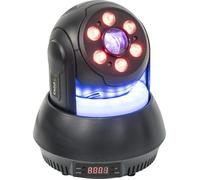 IBIZA LIGHT STAR-WASH-BL - Lyre Wash 30W à Gobos et anneau Lumineux