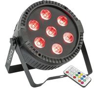 Ibiza Light THINPAR-7X6-RGBW - Projecteur Par Extra Plat 7 LED RGBW 6W