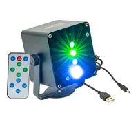 IBIZA LIGHT TINYLED-LASRGB - Effet A LED 3W + Laser RGB Miniature Sur Batterie