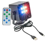 Ibiza Light TINYLED-RGB-STROBE - Effet A LED 6 X 1W RGB Miniature Sur Batterie