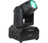 Ibiza - Lyre Projecteur Motorisé LMH250-RC Beam LED Blanche 10W DMX Télécommande - Noir Fête Soirée Anniversaire Mariage DJ