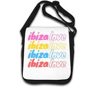 Ibiza Love Sac bandoulière graphique coloré Blanc