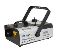 Ibiza Machine à fumée professionnelle LSM1200PRO 1200W programmable en DMX et télécommande Noir