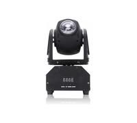Ibiza - Lyre Projecteur Motorisé LMH250-RC Beam LED Blanche 10W DMX Télécommande - Noir Fête Soirée Anniversaire Mariage DJ