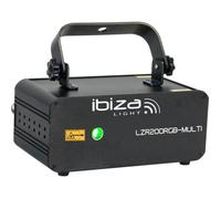 Ibiza LZR200RGB-MULTI - Laser DMX multipoint RGB