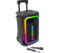 Ibiza Enceinte Bluetooth MOBILE800 – 800 W, batterie, TWS, micro et chariot