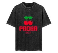 Ibiza Pacha Club Spagna Europa Dance Scene Crazy Times T-Shirt Mens Unisex Black Tees XL