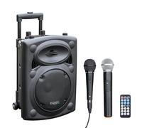 Boost Enceinte portable PORT8VHF-BT 8" 400W Bluetooth 2 micros (filaire & VHF) télécommande, housse