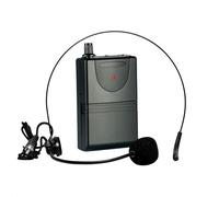 Ibiza - PORTUHF-Head - Micro Casque, tête avec émetteur de Poche UHF 863MHz - sur Piles - sans Fil - Longue portée - Micro Serre-tête