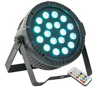Ibiza - Projecteur Par Light THINPAR-18X1RGB Extra plat 18 LED RGB 1W