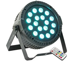 Ibiza - Projecteur Par Light THINPAR-18X1RGB Extra plat 18 LED RGB 1W