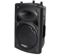 Ibiza - SLK12A-BT - Enceinte Active Plug & Play de 12”/30cm, 700W avec amplificateur intégré - Bluetooth, USB, SD et AUX - Noir