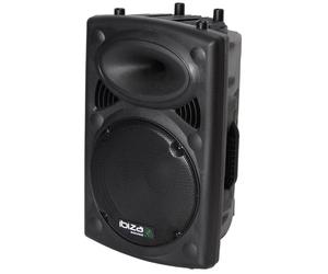 Ibiza - SLK12A-BT - Enceinte Active Plug & Play de 12”/30cm, 700W avec amplificateur intégré - Bluetooth, USB, SD et AUX - Noir