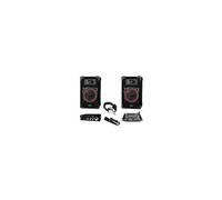 Ibiza Sound DJ pack pour 11-15 ans, système de son PA, USB, RCA, 100 watts, montage au sol
