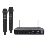 IBIZA SOUND Double récepteur UHF avec 2 micros main