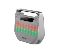 Ibiza Sound FREESOUND40-SI - Haut-parleur - pour utilisation mobile - sans fil - Bluetooth - argent