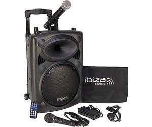Ibiza Sound - Karaoké Mobile 500W USB/MP3 PORT10VHF-BT