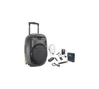 Ibiza Sound PORT12VHF-MKII - Haut-parleur - pour système d'assistant personnel - sans fil - Bluetooth - 350 Watt - 2 voies