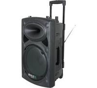 Ibiza Sound PORT15UHF-BT - Système portable autonome USB / Vox / Bluetooth - 2 micros UHF Noir G