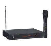 Ibiza - VHF1A - Système de Micro sans Fil avec 1 Micro VHF et 1 récepteur - 1 Canal 207.5MHz - Noir