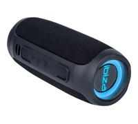 Ibiza Enceinte Bluetooth portable BULLET30 – 360° 30W sur batterie, anneaux LED, TWS – Noir
