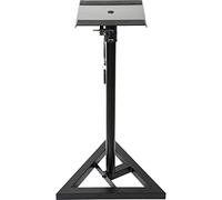 Ibiza SST02 - LTC - Support colonne Multi-usage réglable en hauteur de 78-130cm, charge max. 20kg avec deux set de pieds, caoutchouc et pointe/Pour enceintes, jeux de lumière, projecteur, etc.