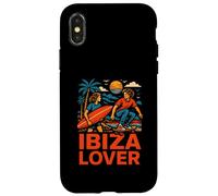 Ibiza Surfer Ibiza Lover Retro, Mode de Vie côtier pour Hommes Coque pour iPhone X/XS