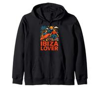 Ibiza Surfer Ibiza Lover Retro, Mode de Vie côtier pour Hommes Sweat à Capuche