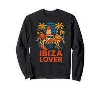 Ibiza Surfer Ibiza Lover Retro, Mode de Vie côtier pour Hommes Sweatshirt