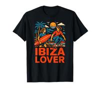 Ibiza Surfer Ibiza Lover Retro, Mode de Vie côtier pour Hommes T-Shirt