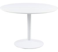 IBIZA Table de salle à manger Ø110 cm, blanc.