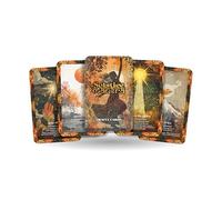 Ibiza Tarot Solstice Mantra - Un Deck Oracle Shift saisonnier - 22 cartes Oracle - Point tournant de lumière et d'ombre