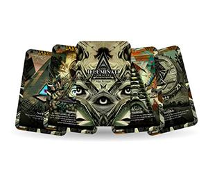 Ibiza Tarot The Illuminati Oracle - Adam Weishaupt Cards | Jeu de cartes Oracle pour débutants | Expérience authentique - Lot de 23 cartes