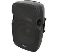 Ibiza - XTK15A - Enceinte Active Plug & Play 15”/38cm d’Une Puissance de 600W RMS - Tweeters à Compression, système Bass Reflex, Module d’Amplification, entrées Ligne/Micro - Noir