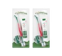 IBLUELOVER 3 Pièces Chien Brosse à Dent Dentifrice Brosse à Dents de Doigt Kit de Soins Dentaires pour Animaux de Compagnie Chien Chat Contre La Mauvaise Haleine et Élimine La Plaque Dentaire