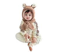 IBLUELOVER Cagoule Enfants Bonnet Bébé Fille Garçon Chapeau en Tricot avec Echarpe Chaude Hiver Coupe-Vent Bonnet Foulard Intégral Capuchon Beanie Casquette Pas Cher Balaclava Cadeau Noël
