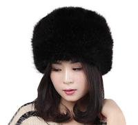 IBLUELOVER Chapeau de Fausse Fourrure Bonnet Hiver Thermique Toque Chapka Russe Femme Homme Cache-Oreilles Bonnet de Ski Chaud Cap Accessoires Vêtements Snowboard Camping Voyage Cadeau Noël