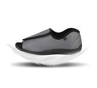 IBLUELOVER Chaussons Diabétiques Hommes Chaussures Rééducation Orthopédique Réglable Fermeture Scratch Sandale Ouvert Chausson pour âgées Pieds Enflé Arthrite Pantoufle en Mousse à Mémoire