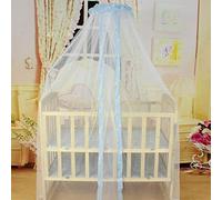 IBLUELOVER Ciel Moustiquaire de Lit Bébé Berceau Canopée Universelle Anti-Insectes Protection Housse Couffin Moustiquaire Contre Guêpes Moustiques Intérieur Extérieur